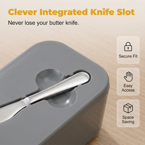 ButterNest – Large Butter Dish with Lid & Knife