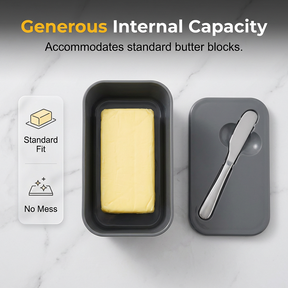 ButterNest – Large Butter Dish with Lid & Knife