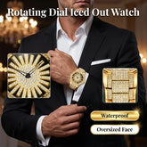 CrownElite – Luxury Rotating Diamond Style Watch
