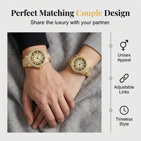 CrownElite – Luxury Rotating Diamond Style Watch