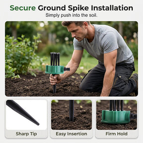 HydroSphere – 360° Precision Garden Sprinkler System