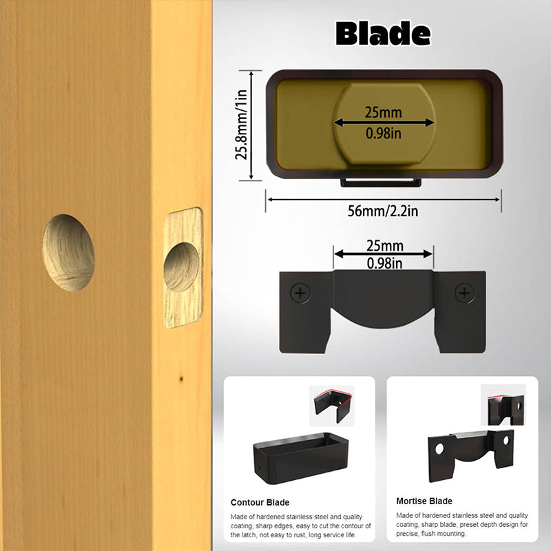 PrecisionCut X – Door Latch Mortise Guide