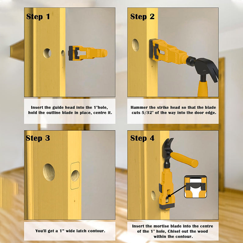 PrecisionCut X – Door Latch Mortise Guide