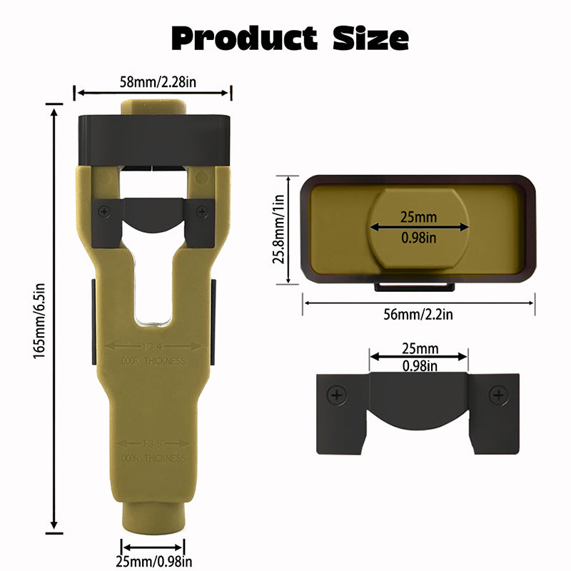 PrecisionCut X – Door Latch Mortise Guide