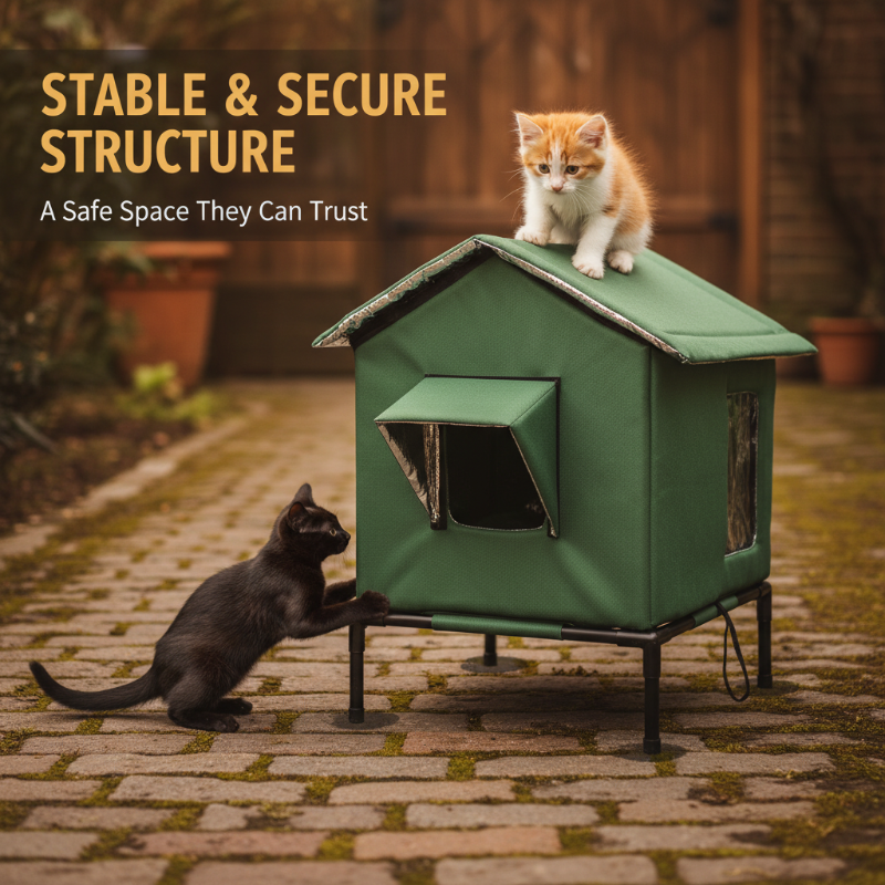 WhiskerHaven – Premium Outdoor Cat House
