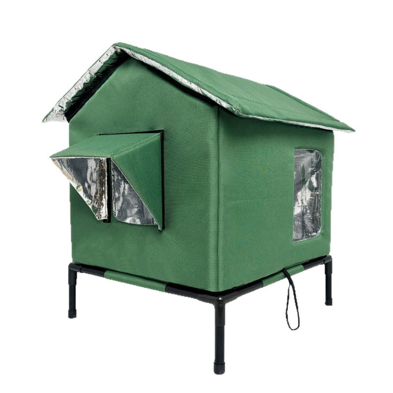 WhiskerHaven – Premium Outdoor Cat House