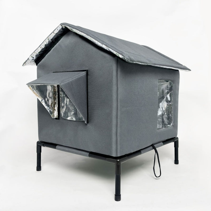 WhiskerHaven – Premium Outdoor Cat House