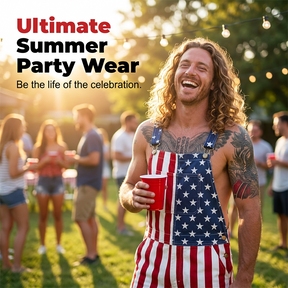 PatriotVibe – Summer Denim Shortalls
