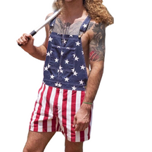 PatriotVibe – Summer Denim Shortalls