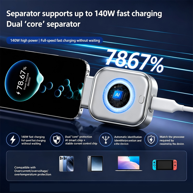 TurboGuard – 140W Smart Fast Charger