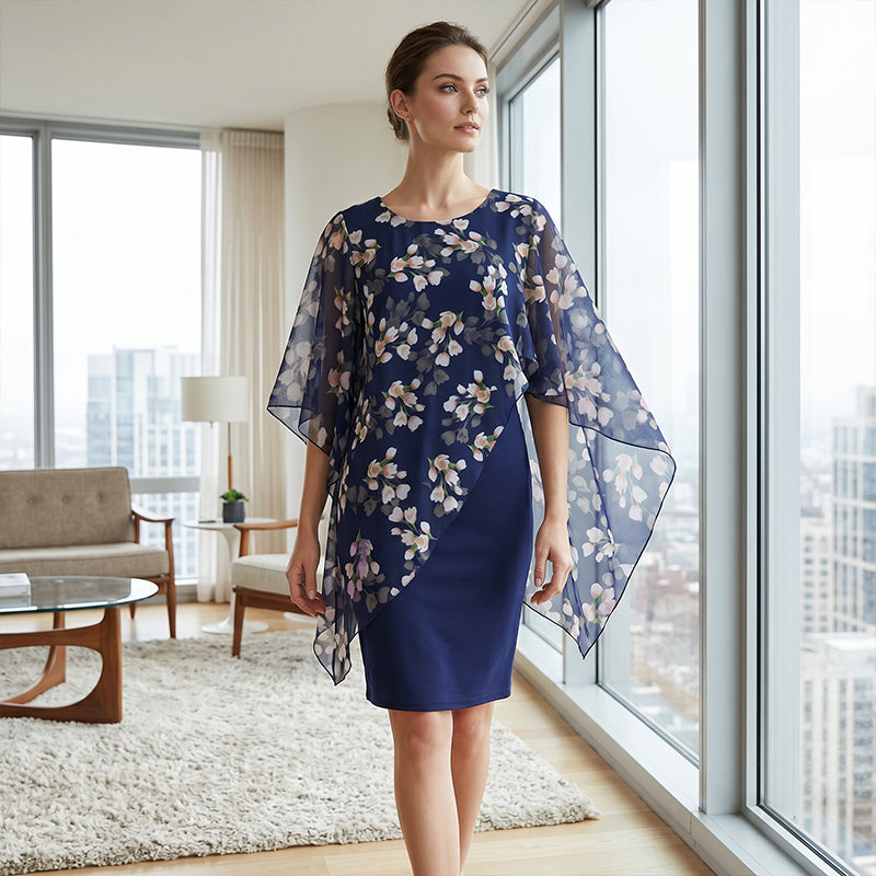 BellaFlora – Elegant Two-Piece Dress Set