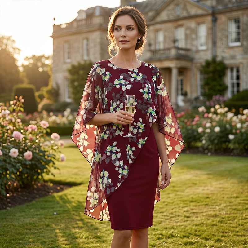 BellaFlora – Elegant Two-Piece Dress Set