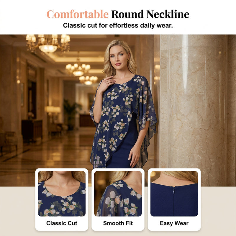 BellaFlora – Elegant Two-Piece Dress Set