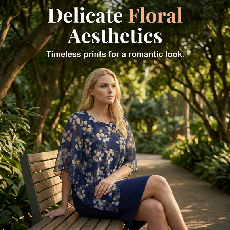 BellaFlora – Elegant Two-Piece Dress Set