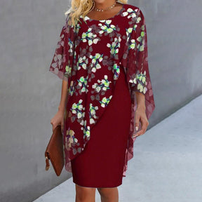 BellaFlora – Elegant Two-Piece Dress Set