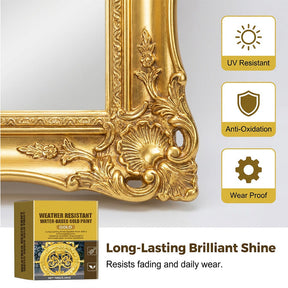 GildoraShield – Weather Resistant Water-Based Gold Paint