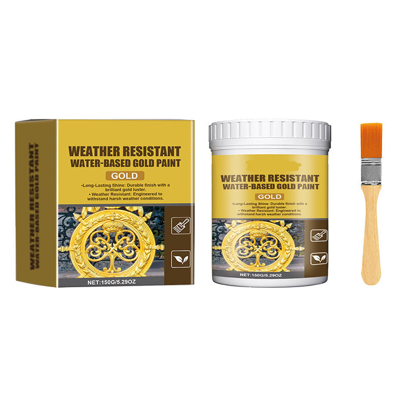 GildoraShield – Weather Resistant Water-Based Gold Paint