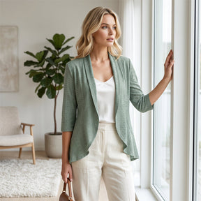 AiryChic – Breathable Summer Eyelet Cardigan