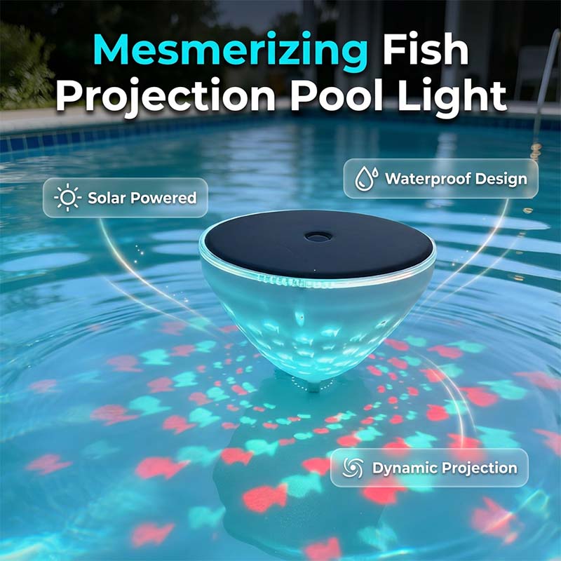 AquaWhimsy – Floating Fish Light Display