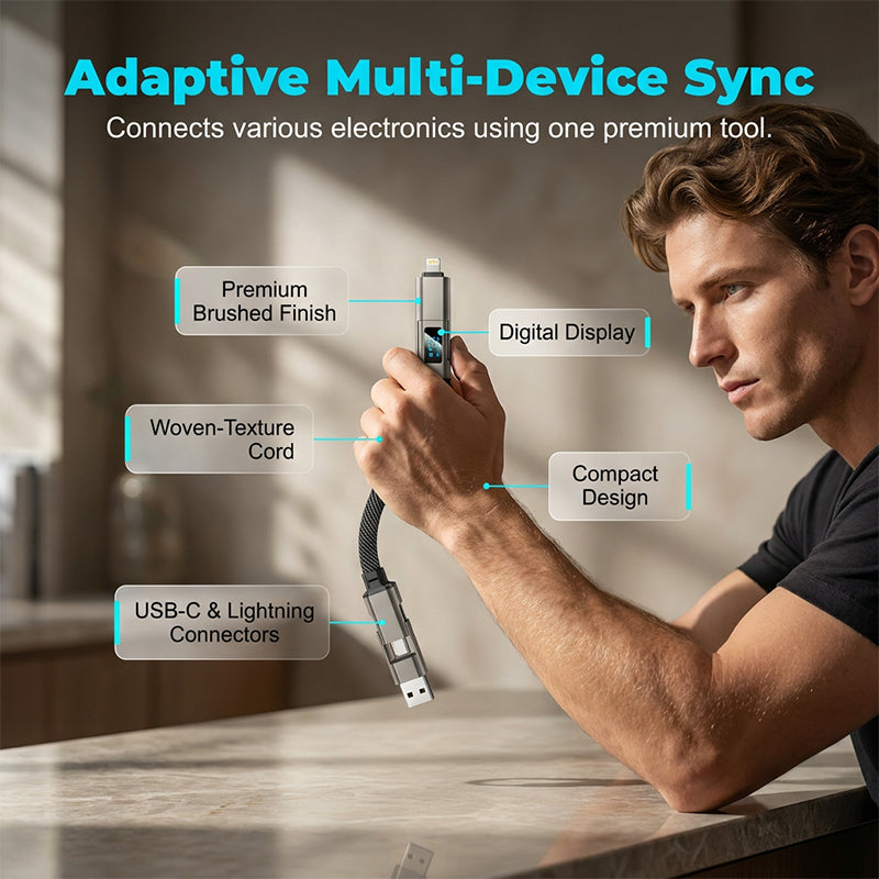 VoltFlex – Digital Display Fast Charge Cable