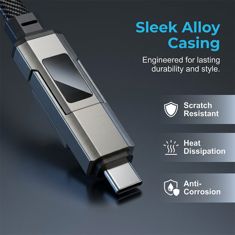 VoltFlex – Digital Display Fast Charge Cable