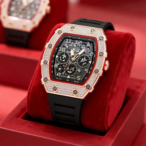 LuxeSpark – Rhinestone Embellished Watch