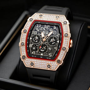 LuxeSpark – Rhinestone Embellished Watch