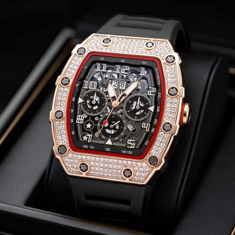 LuxeSpark – Rhinestone Embellished Watch