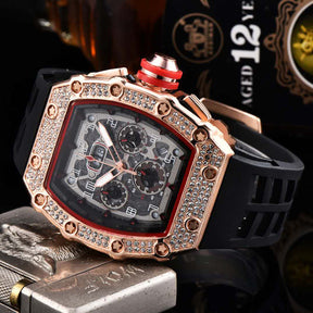 LuxeSpark – Rhinestone Embellished Watch