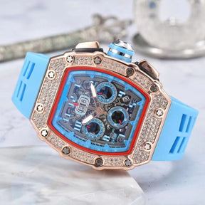 LuxeSpark – Rhinestone Embellished Watch