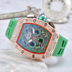 LuxeSpark – Rhinestone Embellished Watch