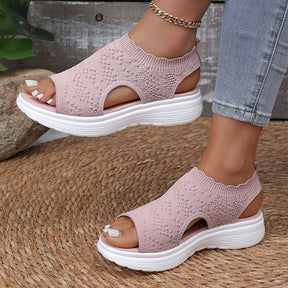 FlexWalk – Breathable Platform Sandals