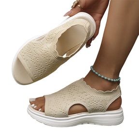 FlexWalk – Breathable Platform Sandals