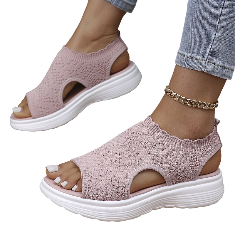 FlexWalk – Breathable Platform Sandals
