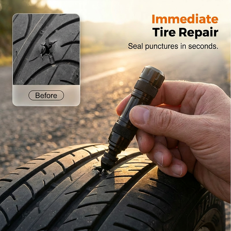 AutoRescue – Compact Tire Repair Kit