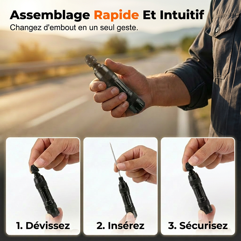 AutoRescue – Compact Tire Repair Kit