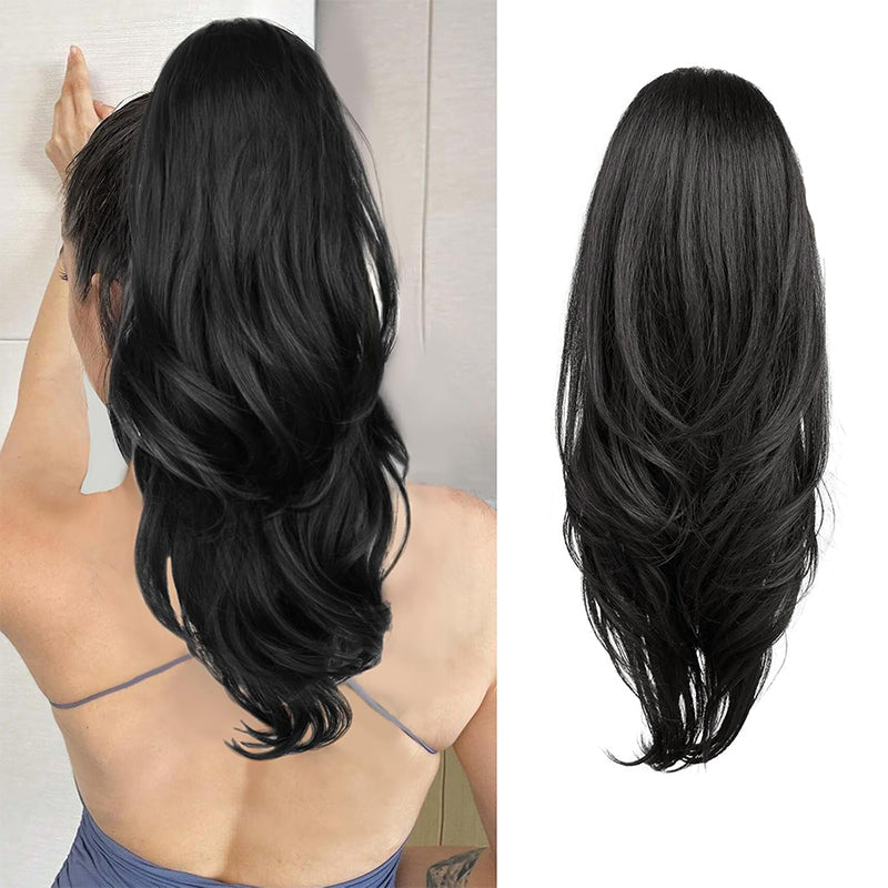 GlamCascade – High Ponytail Extension