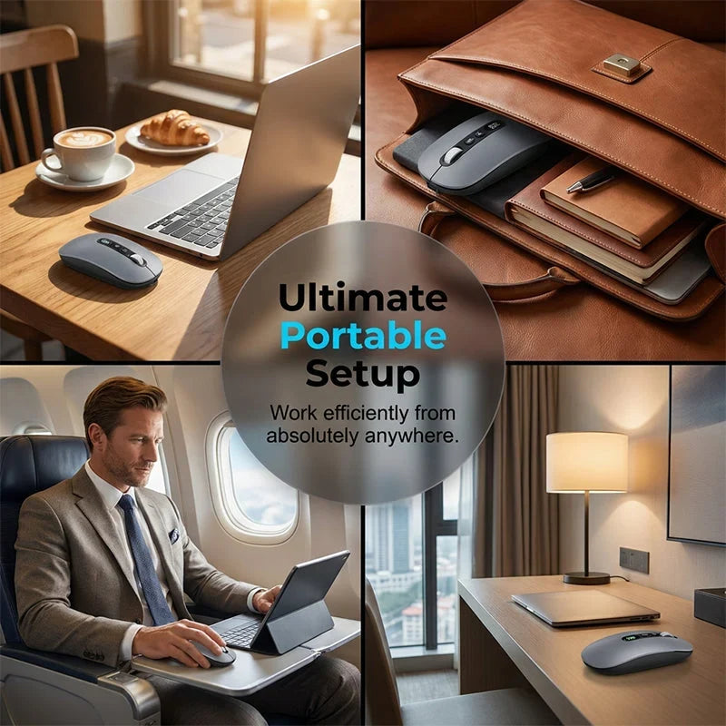IntelliClick – Smart AI Voice Control Wireless Mouse