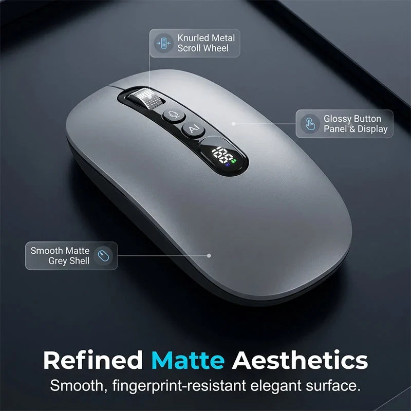 IntelliClick – Smart AI Voice Control Wireless Mouse
