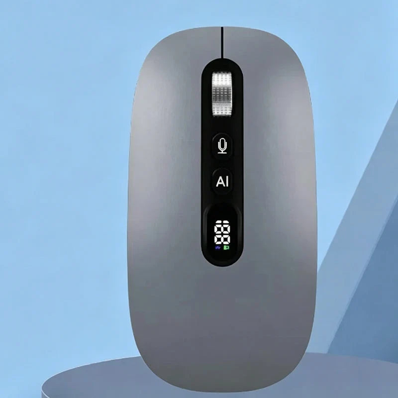 IntelliClick – Smart AI Voice Control Wireless Mouse