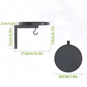 AquaPerch – Wall Mounted Metal Bird Bath