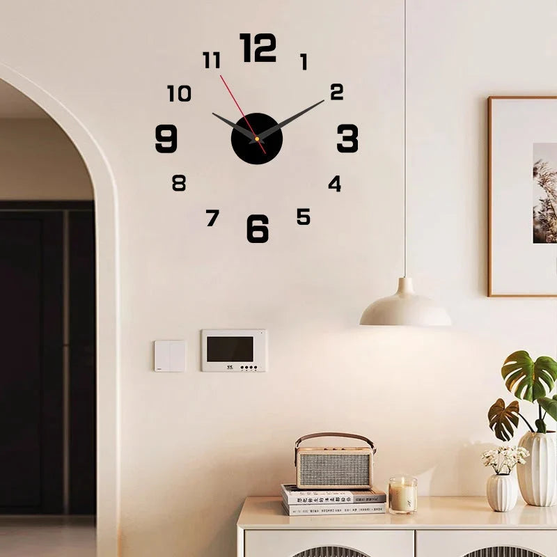 TimeVista – 3D Luminous Acrylic Wall Clock Set