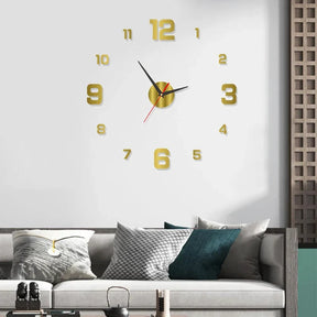 TimeVista – 3D Luminous Acrylic Wall Clock Set