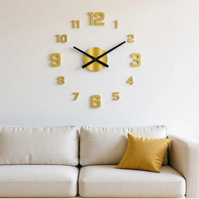 TimeVista – 3D Luminous Acrylic Wall Clock Set