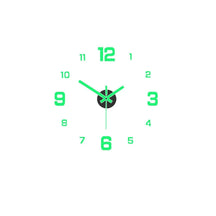 TimeVista – 3D Luminous Acrylic Wall Clock Set