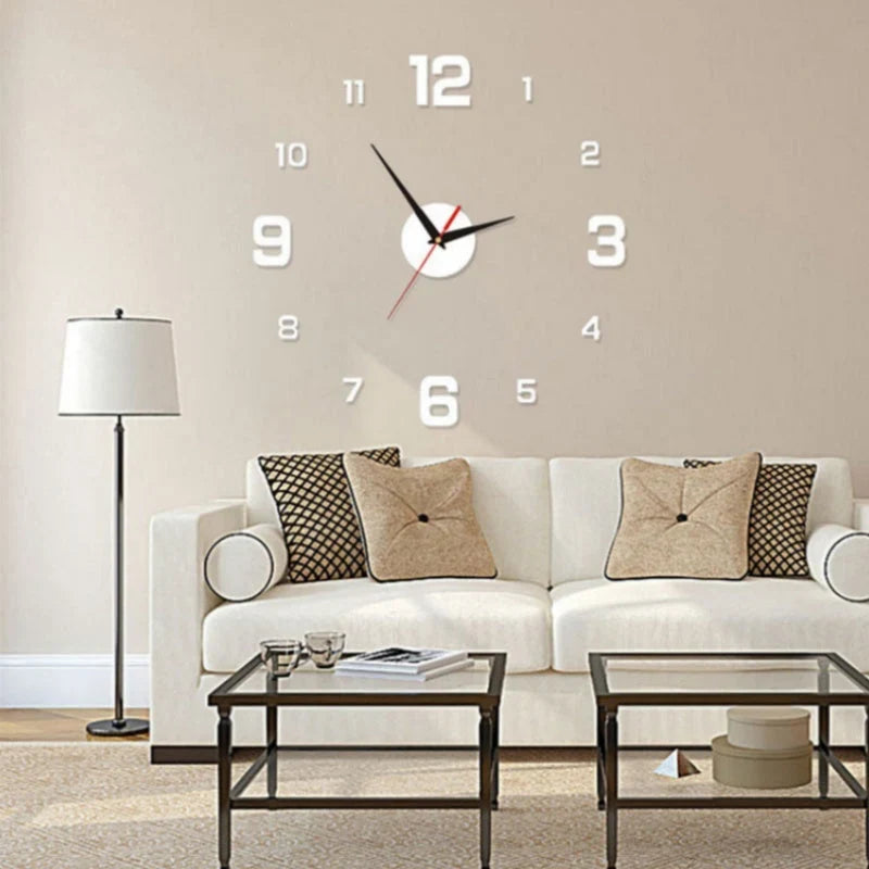 TimeVista – 3D Luminous Acrylic Wall Clock Set