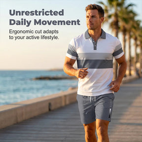 FlexFit – Men’s Two-Piece Shirt & Shorts Set