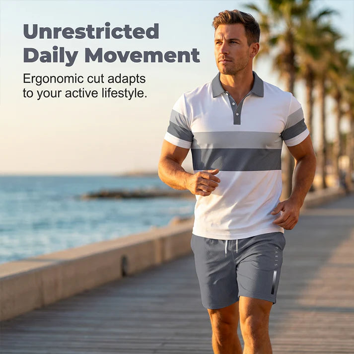 FlexFit – Men’s Two-Piece Shirt & Shorts Set