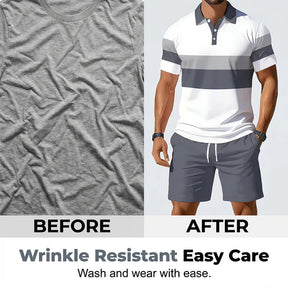 FlexFit – Men’s Two-Piece Shirt & Shorts Set