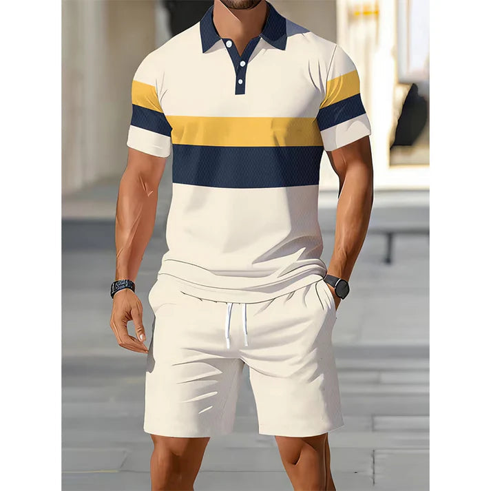 FlexFit – Men’s Two-Piece Shirt & Shorts Set